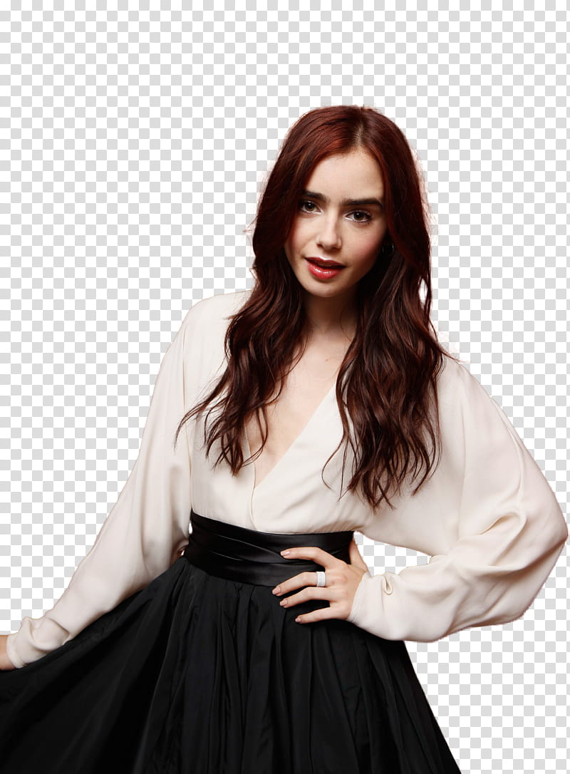 Lily Collins , Lilly Collins () transparent background PNG clipart