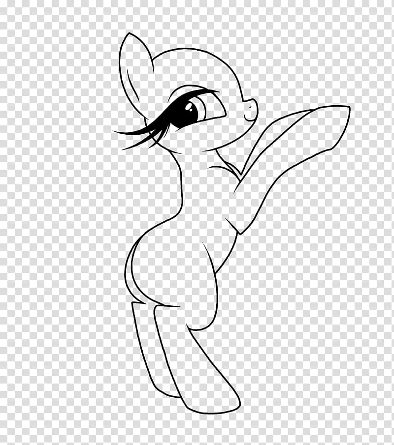 Free Pony Base Female Earth Pony, standing up My Little Pony character illustration transparent background PNG clipart