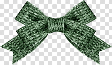 Bows, green ribbon transparent background PNG clipart