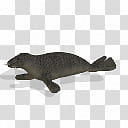 Spore creature Grey seal  transparent background PNG clipart