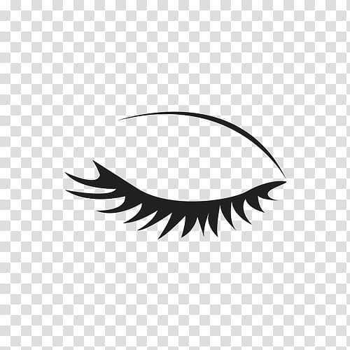 Eye Symbol, Cartoon, Black, Black And White
, Eyelash, Wing, Line, Crescent transparent background PNG clipart