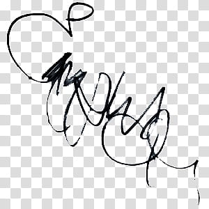 Firmas de famosos Famous signatures in, abstract art transparent background PNG clipart