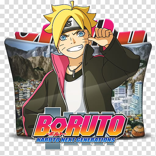 Boruto Folder Icon V, Boruto Folder Icon V transparent background PNG clipart