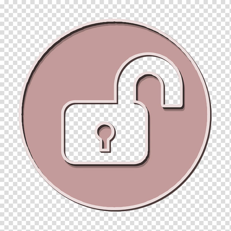 security icon Interface icon Lock icon, Unlock Icon, Padlock, Pink, Hardware Accessory, Symbol transparent background PNG clipart