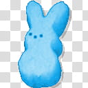 TNBrat Easter Fun , blue bunny transparent background PNG clipart