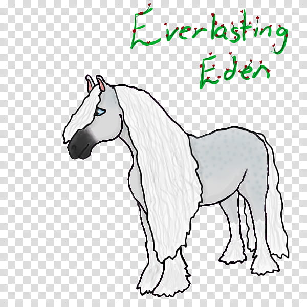 Gypsy vanner horse request WIP  transparent background PNG clipart