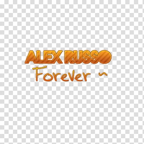 Alex Russo Forever Color Naranja transparent background PNG clipart