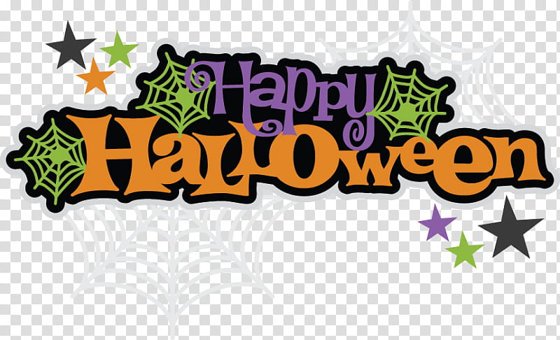 Halloween, Happy Halloween text illustration transparent background PNG clipart