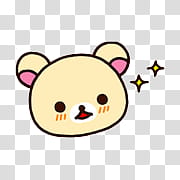 Facebook Rilakkuma stickers by transparent background PNG clipart