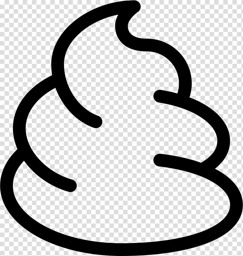 Emoji Black And White, Pile Of Poo Emoji, Feces, Human Feces, Black And White
, Text, Line, Smile transparent background PNG clipart