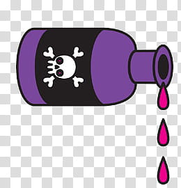 drops from purple poison bottle illustratio transparent background PNG clipart