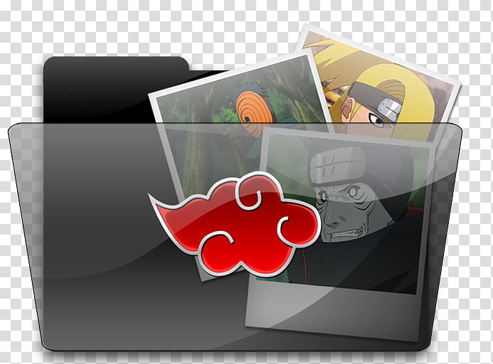 Akatsuki Folder Icon Set, Akatsuki Folder, laptop computer transparent background PNG clipart