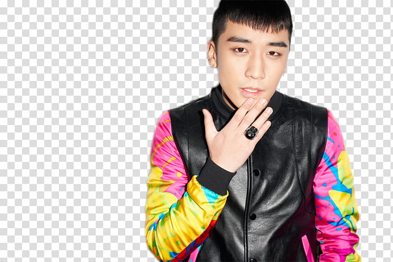 Big Bang , male Korean star posing for transparent background PNG clipart