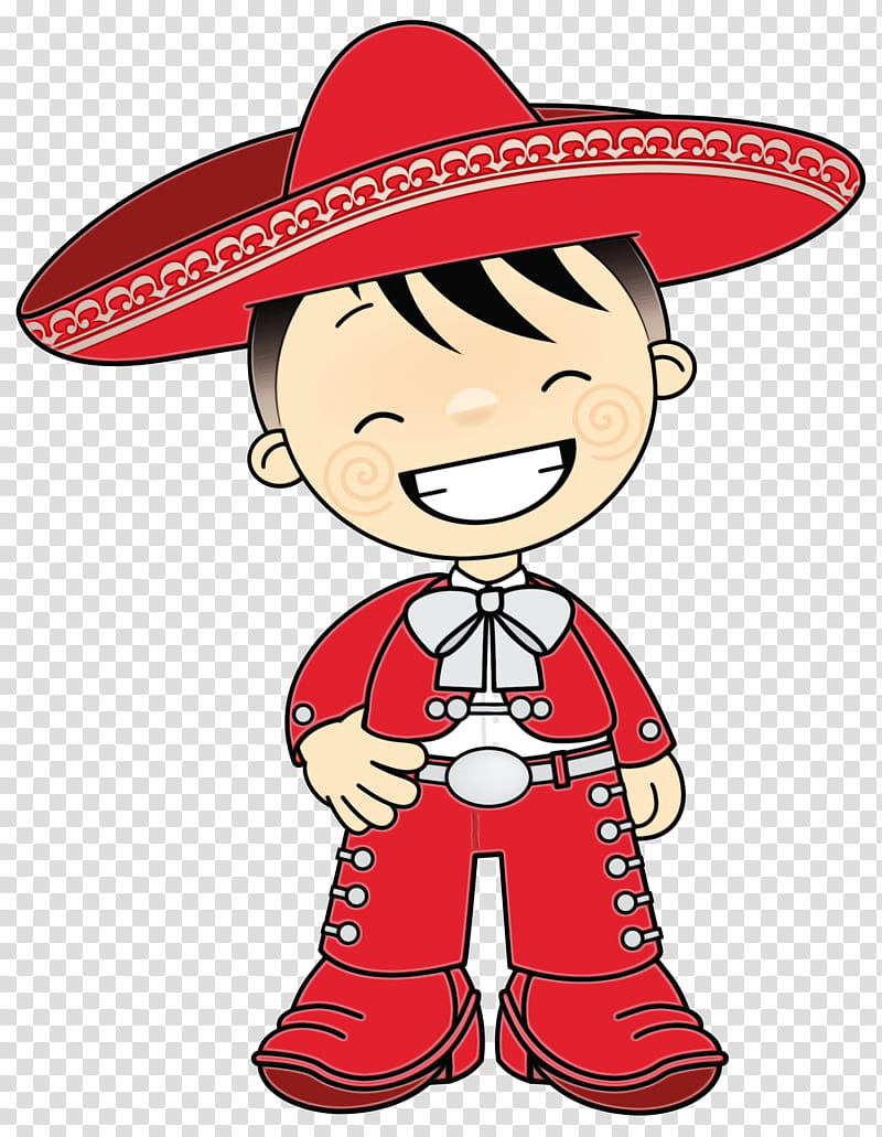 Cowboy Hat, Watercolor, Paint, Wet Ink, Mexican Cuisine, Mexico, Mexicans, Viva Mexico transparent background PNG clipart