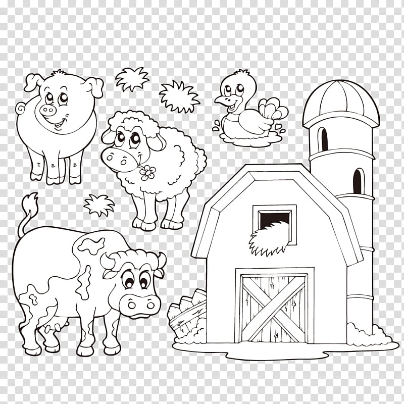 Baby, Coloring Book, Animal Coloring Book, Live, Farm, Child, Goat, Poultry Farming transparent background PNG clipart