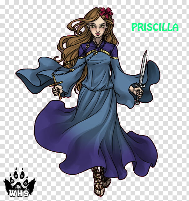 Priscilla Dressed Blue transparent background PNG clipart