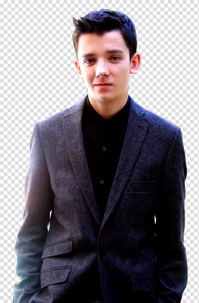 Asa Butterfield transparent background PNG clipart