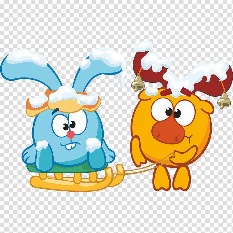 Animal, Krosh, Losyash, Njusha, Cartoon, Rabbit, Kikoriki, Animal Figure transparent background PNG clipart