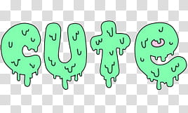 , cute slime text transparent background PNG clipart