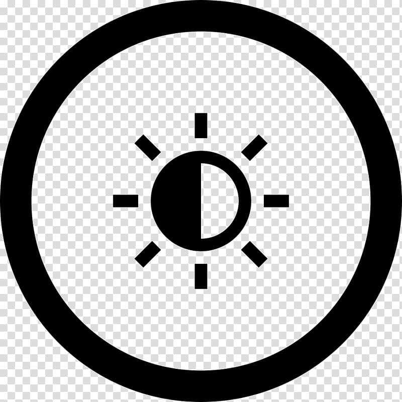 Black Circle, Brightness, Button, Computer Software, Black And White
, Line, Area, Symbol transparent background PNG clipart