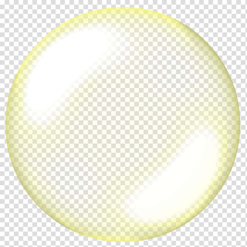 Colorful bubbles, round yellow glass transparent background PNG clipart