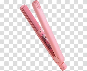 Aesthetic pink mega , pink hair flat iron transparent background PNG clipart thumbnail
