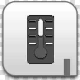 Albook extended , grey thermometer icon transparent background PNG clipart