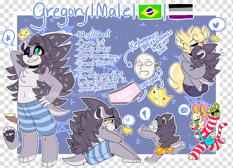 Gregory&#;s Prince Ref Sheet! transparent background PNG clipart