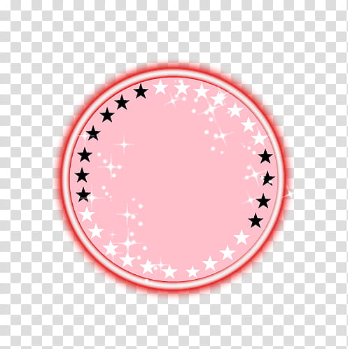 round pink and white illustration transparent background PNG clipart