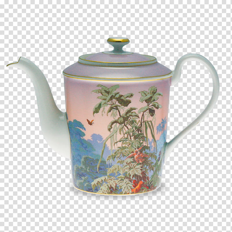 Kitchen, Tea, Haviland Co, Porcelain, Tableware, Plate, Kettle, Teacup transparent background PNG clipart