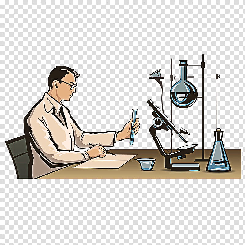 Microscope, Science, Scientist, Scientific Method, Research, Biology, Experiment, Cartoon transparent background PNG clipart