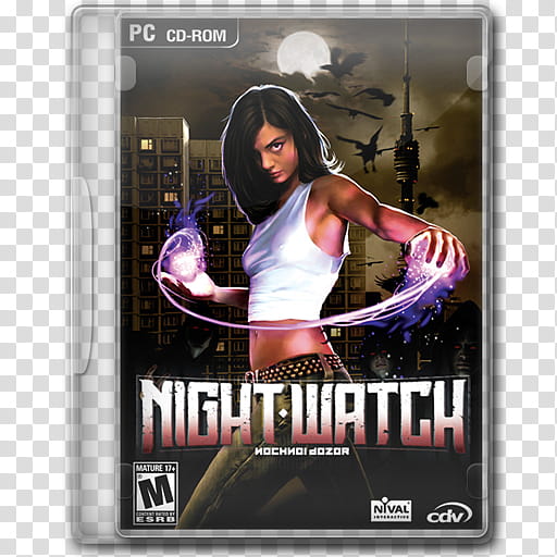 Game Icons , Night-Watch, closed Night Watch game case transparent background PNG clipart