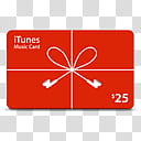 Holiday Gift Card Icons, iTunes Gift Card $ transparent background PNG clipart