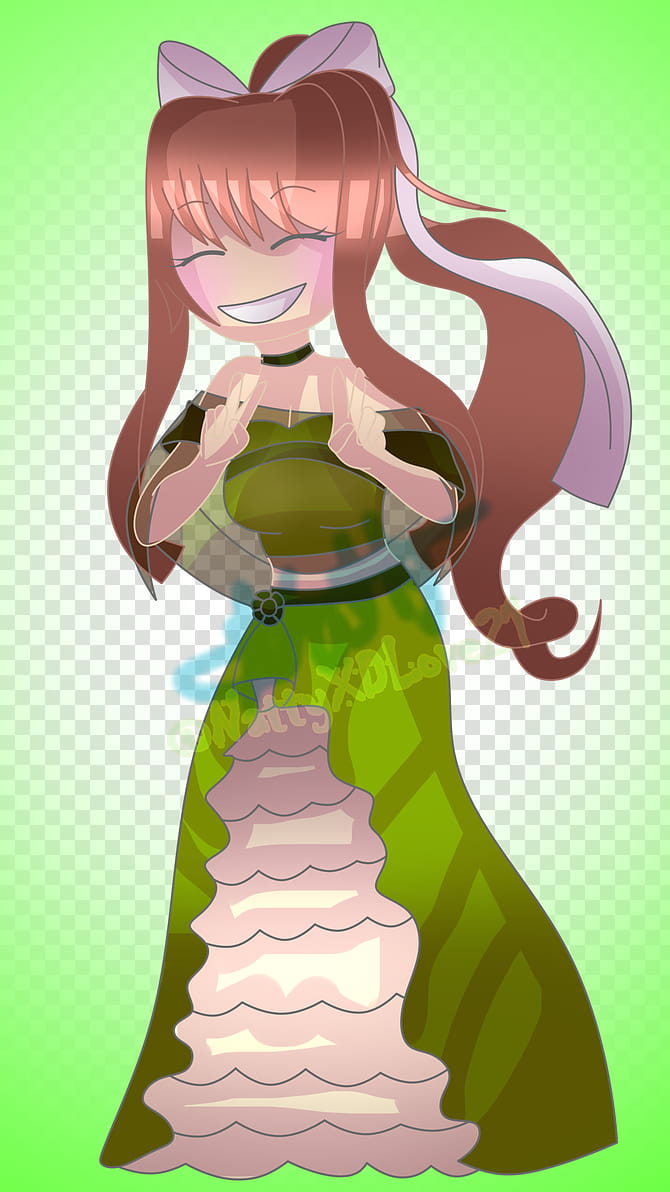 Monika transparent background PNG clipart