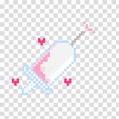 PIXEL KAWAII S, white and pink syringe transparent background PNG clipart