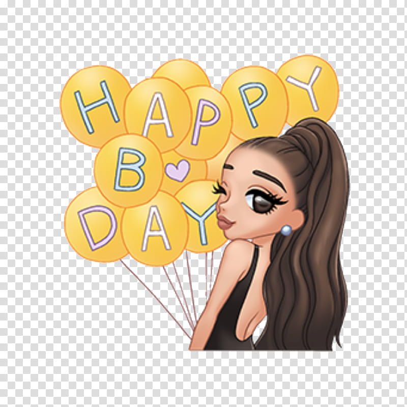 Arimojis part II elliexcutiepie, Ariana grande digital illustration transparent background PNG clipart