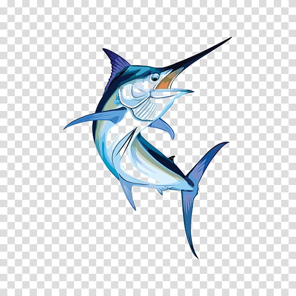 Boat, Marlin Fishing, Atlantic Blue Marlin, Black Marlin, Decal, Sticker, Billfish, Swordfish transparent background PNG clipart