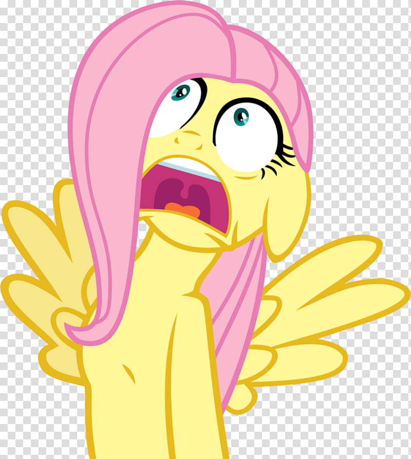 Fluttershy Heart Attack, My Little Pony character illustration transparent background PNG clipart