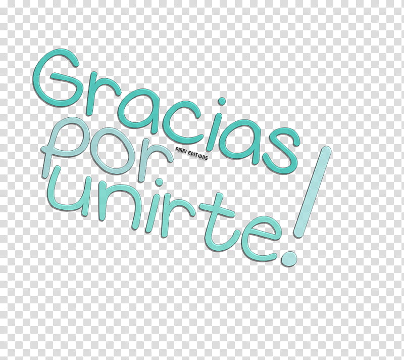 Textos Gracias Por Unirte transparent background PNG clipart