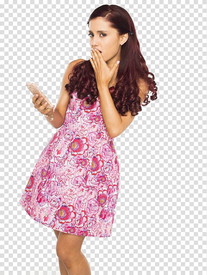 Ariana Grande (como Cat Valentine) transparent background PNG clipart