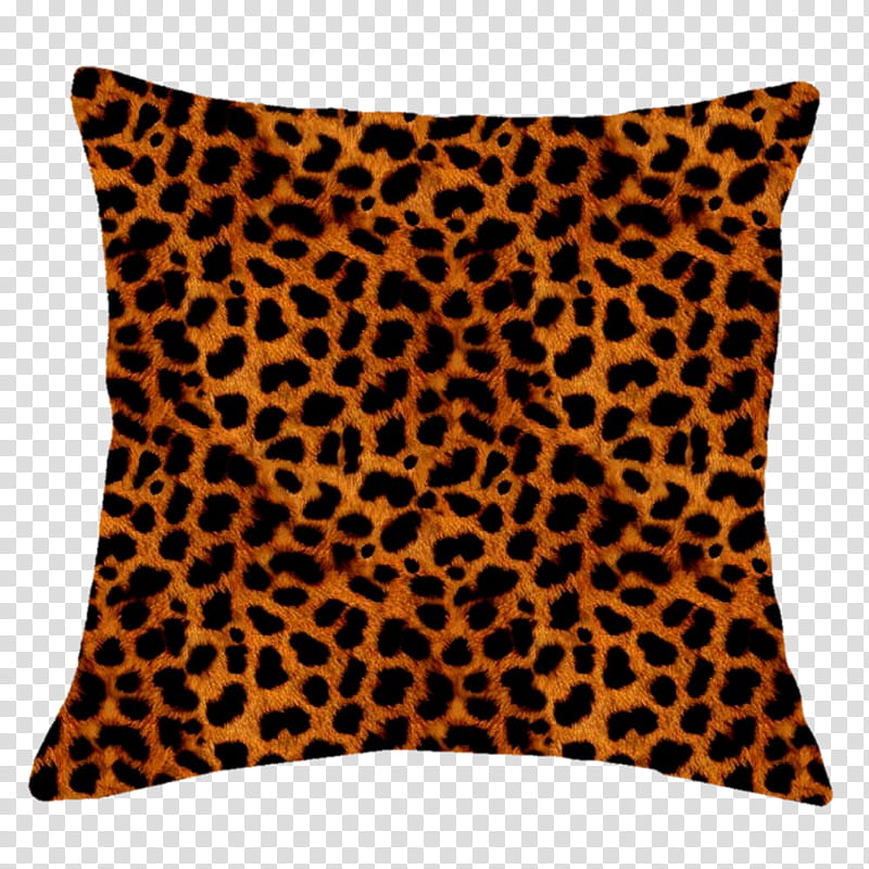 Pillows Set No , brown and black leopard pattern throw pillow transparent background PNG clipart
