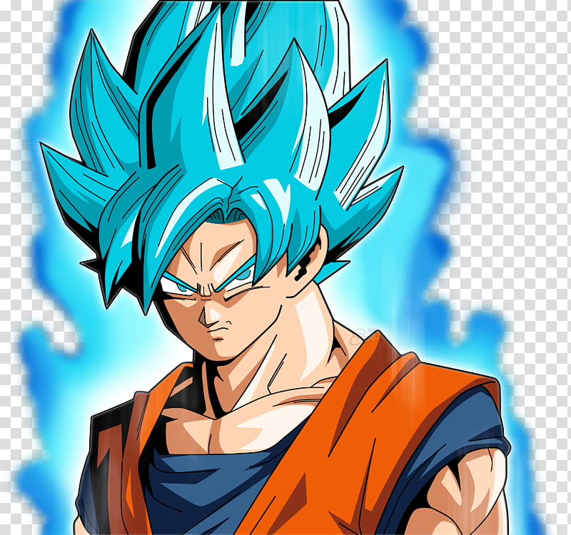 Goku SSGSS Old Time transparent background PNG clipart