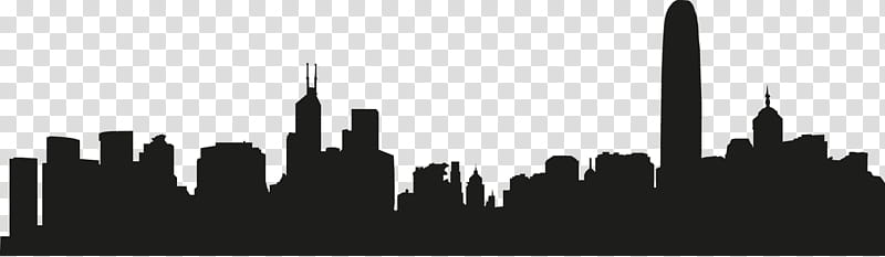 New York City, Hong Kong, Skyline, Silhouette, Cityscape, Cartoon, Metropolis, Metropolitan Area transparent background PNG clipart