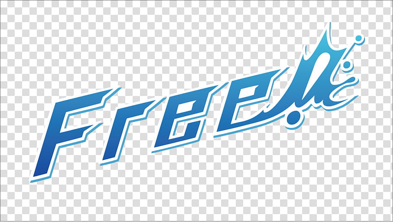 Free Iwatobi Swim Club Logo, blue free transparent background PNG clipart