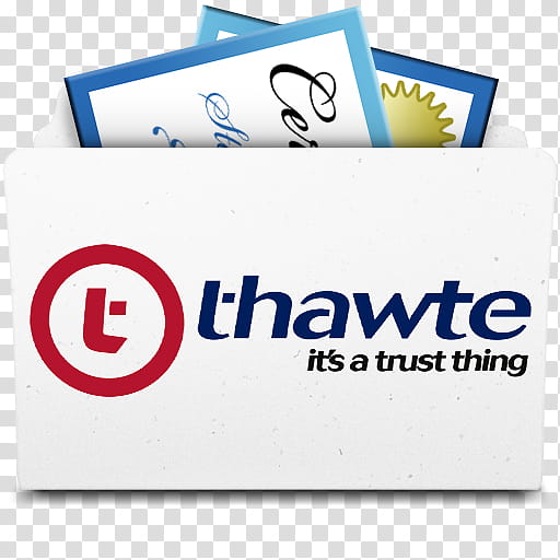 Thawte Certificate Folder, Thawte Certs Folder icon transparent background PNG clipart