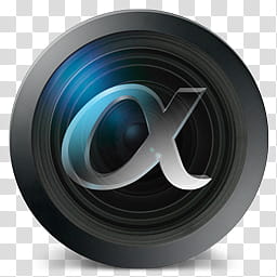 Sony Alpha Icons, sonyalpha_lens, Sony Alpha logo transparent background PNG clipart