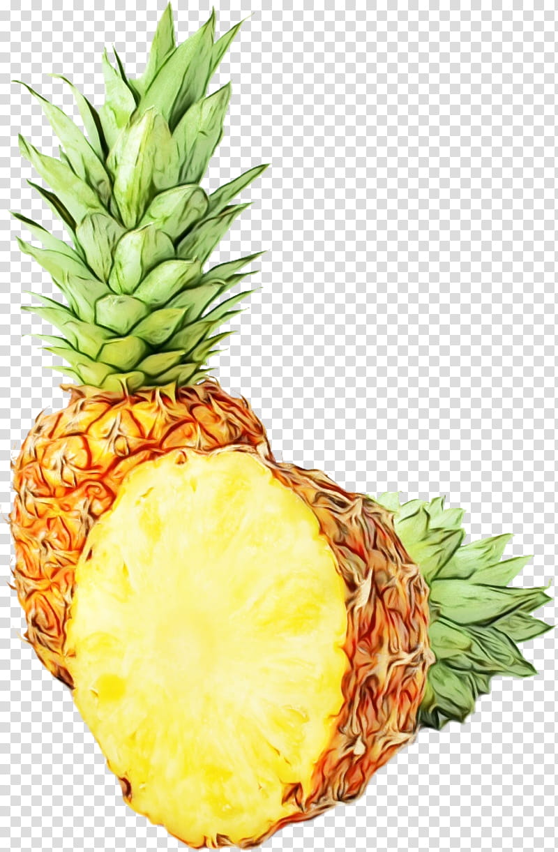 Pineapple, Watercolor, Paint, Wet Ink, Ananas, Natural Foods, Fruit, Plant transparent background PNG clipart