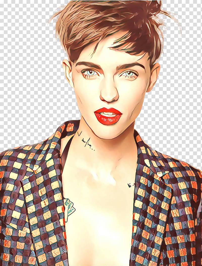 Hair Style, Ruby Rose, Fashion, Hairstyle, Hairdresser, Fashion Designer, Fashion Editor, Cosmopolitan transparent background PNG clipart