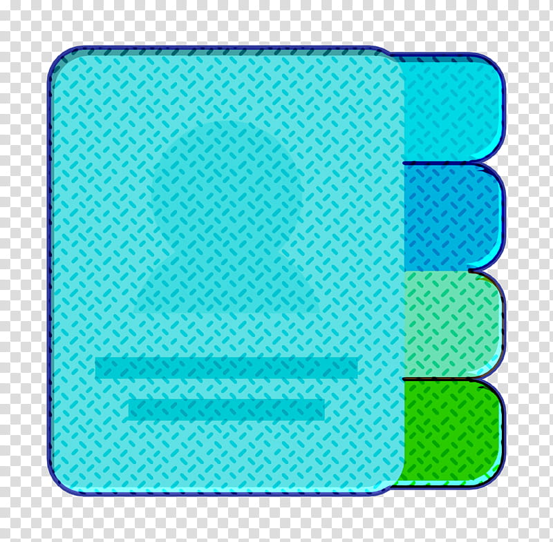 Communication Compilation icon Agenda icon Contacts icon, Aqua, Green, Turquoise, Teal, Line, Electric Blue, Rectangle transparent background PNG clipart