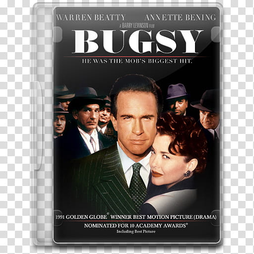 Movie Icon Mega , Bugsy, Bugsy DVD case icon transparent background PNG clipart